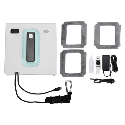 Window Cleaning Robot 2 Way Automatic Spray 2500Pa Intelligent Robotic Window Vacuum Cleaner with Voice Prompt for Tile 100‑240V