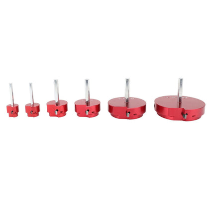 PVC Pipe Reamer Tool for PPRK6 Plastic Pipe Fitting Reamer 6 Piece Kit Fit Into Standard 1/2 Inch Drills
