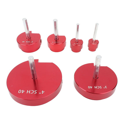 PVC Pipe Reamer Tool for PPRK6 Plastic Pipe Fitting Reamer 6 Piece Kit Fit Into Standard 1/2 Inch Drills