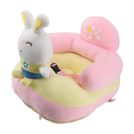 Learning Sitting Chair Sofa Prevents Falling Over Adjustable Angle Portable Safe Reliable Plush for Infants Toddlers Rabbit
