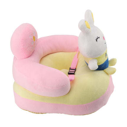 Learning Sitting Chair Sofa Prevents Falling Over Adjustable Angle Portable Safe Reliable Plush for Infants Toddlers Rabbit