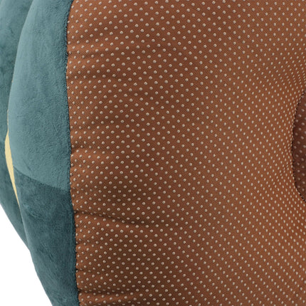 Baby Support Seat Sofa Soft Plush Comfortable Adjustable Angle Bluetooth Function Baby Sitting Support for Indoor Green Dinosaur Pattern