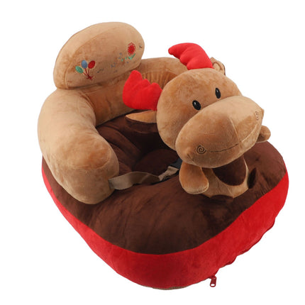 Baby Support Seat Sofa Soft Plush Comfortable Adjustable Angles Bluetooth Function Baby Sitting Support for Indoor Deer