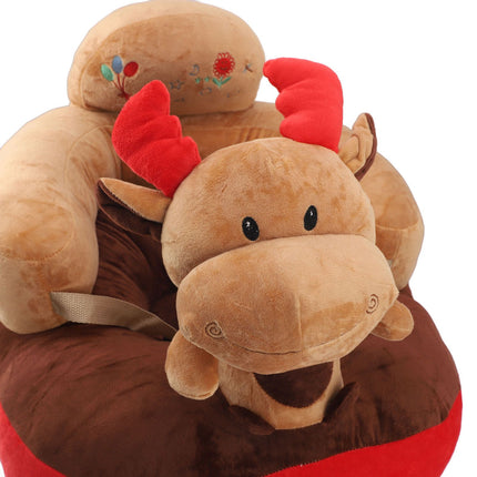 Baby Support Seat Sofa Soft Plush Comfortable Adjustable Angles Bluetooth Function Baby Sitting Support for Indoor Deer