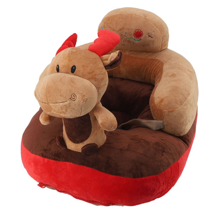 Baby Support Seat Sofa Soft Plush Comfortable Adjustable Angles Bluetooth Function Baby Sitting Support for Indoor Deer