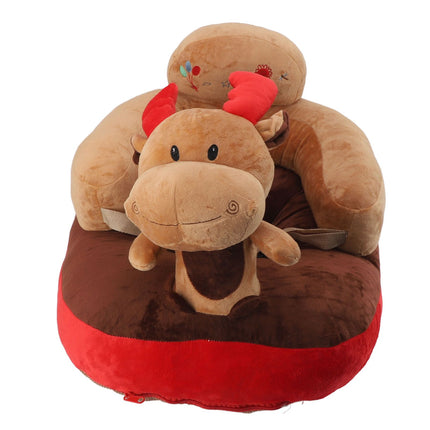 Baby Support Seat Sofa Soft Plush Comfortable Adjustable Angles Bluetooth Function Baby Sitting Support for Indoor Deer