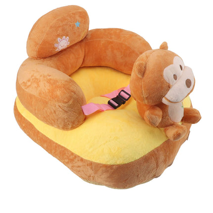 Baby Support Seat Sofa Soft Plush Comfortable Adjustable Angles Bluetooth Function Baby Sitting Support for Indoor Monkey