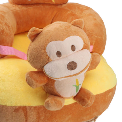 Baby Support Seat Sofa Soft Plush Comfortable Adjustable Angles Bluetooth Function Baby Sitting Support for Indoor Monkey