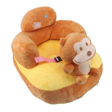 Baby Support Seat Sofa Soft Plush Comfortable Adjustable Angles Bluetooth Function Baby Sitting Support for Indoor Monkey