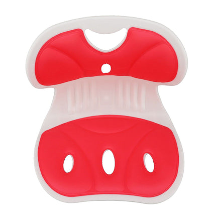 Petal Shape Waist Protection Chair Children Ergonomic Design Sitting Posture Correction Chair Student Sitting Posture Correction Cushion Large Red