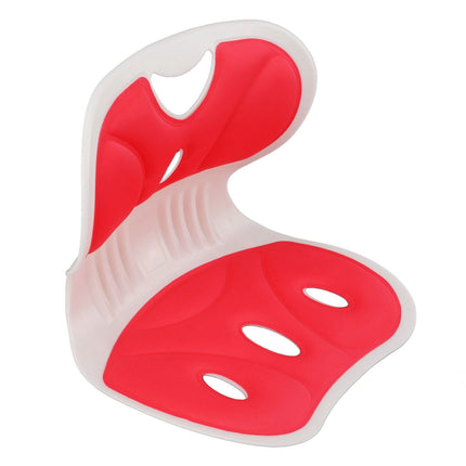 Petal Shape Waist Protection Chair Children Ergonomic Design Sitting Posture Correction Chair Student Sitting Posture Correction Cushion Large Red