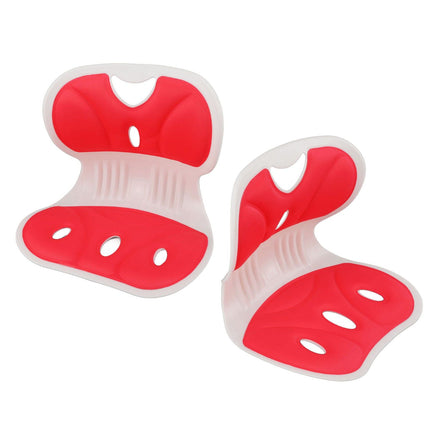Petal Shape Waist Protection Chair Children Ergonomic Design Sitting Posture Correction Chair Student Sitting Posture Correction Cushion Large Red