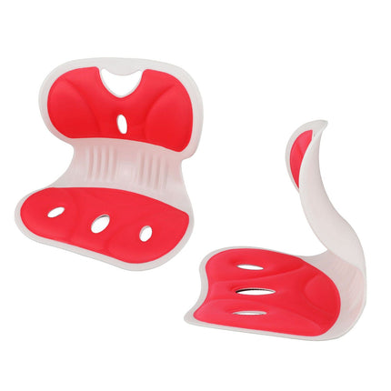 Petal Shape Waist Protection Chair Children Ergonomic Design Sitting Posture Correction Chair Student Sitting Posture Correction Cushion Large Red