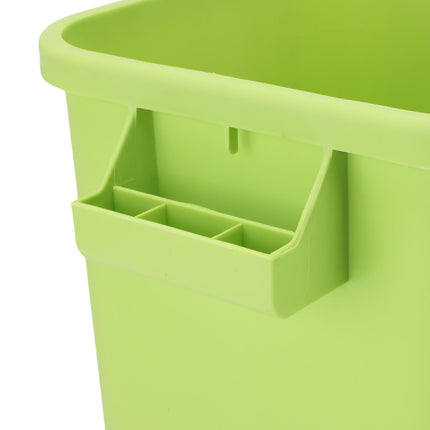 Kitchen Trash Can Garbage Compost Bin Home Wastebasket Large Capacity for Bedroom Office Craft Room Green