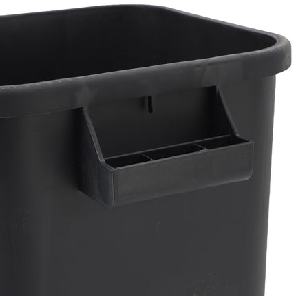 Kitchen Trash Can Garbage Compost Bin Home Wastebasket Large Capacity for Bedroom Office Craft Room Black