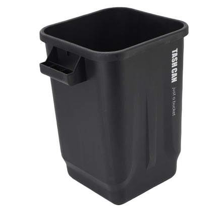 Kitchen Trash Can Garbage Compost Bin Home Wastebasket Large Capacity for Bedroom Office Craft Room Black