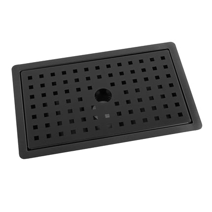 Kitchen Sink with Water Drainage Tray Stainless Steel Small Bar Sink Workstation Basin for Countertop Apartment Black