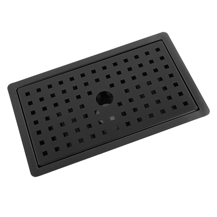 Kitchen Sink with Water Drainage Tray Stainless Steel Small Bar Sink Workstation Basin for Countertop Apartment Black