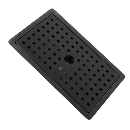 Kitchen Sink with Water Drainage Tray Stainless Steel Small Bar Sink Workstation Basin for Countertop Apartment Black
