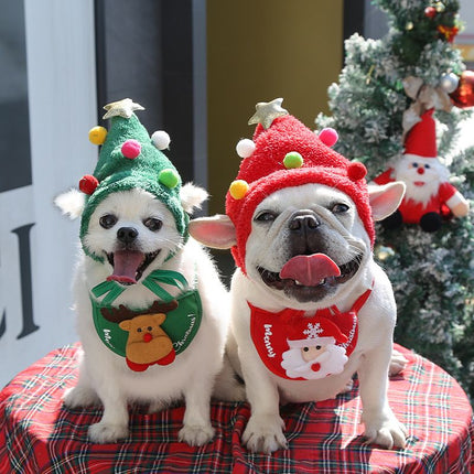 Weiwang Cartoon Pet Hat Christmas Deer Antlers White hat antlers L (good for 4.00 kg-7.50 kg pets)