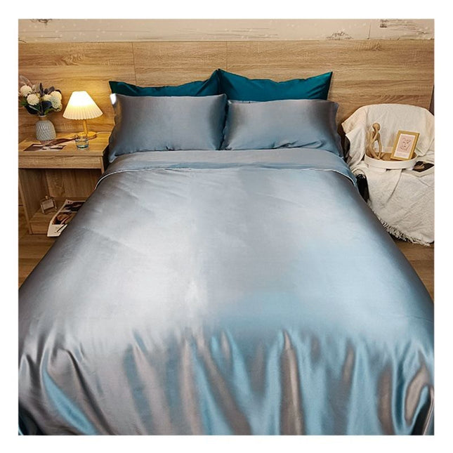 Oval Silk Workshop 22 Momme Silk Four Piece Set 1.2 m bed (1.5x 2 m quilt cover 2x 2.3 sheets