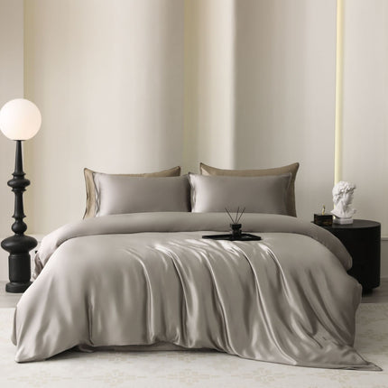 Oval Silk Workshop 22 Momme Silk Four Piece Set 1.2 m bed (1.5x 2 m quilt cover 2x 2.3 sheets