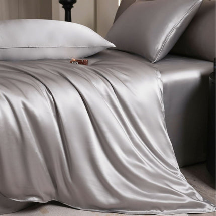 Oval Silk Workshop 22 Momme Silk Four Piece Set 1.2 m bed (1.5x 2 m quilt cover 2x 2.3 sheets