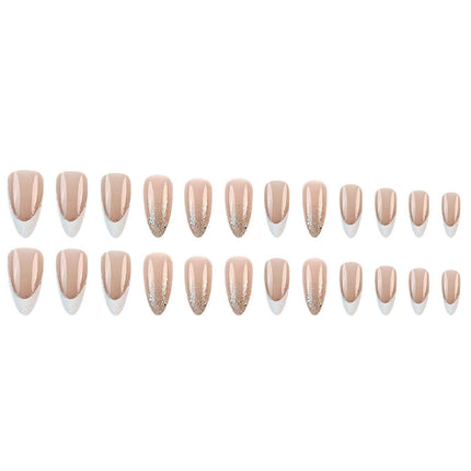 Press-On Nails For Weddings, Parties & Daily Wear – Glamorous, Easy To Apply Nail Extensions (Nude Pink)