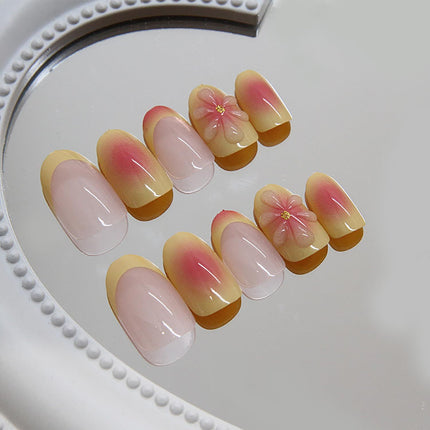 Press-On Nails for Everyday Wear & Special Occasions – Easy, No-Salon Manicure Solution (light pink)