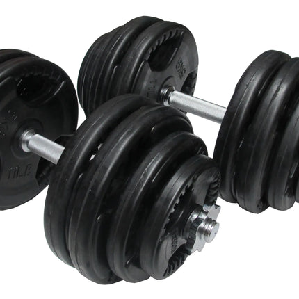 60kg Standard Rubber Dumbbell Set