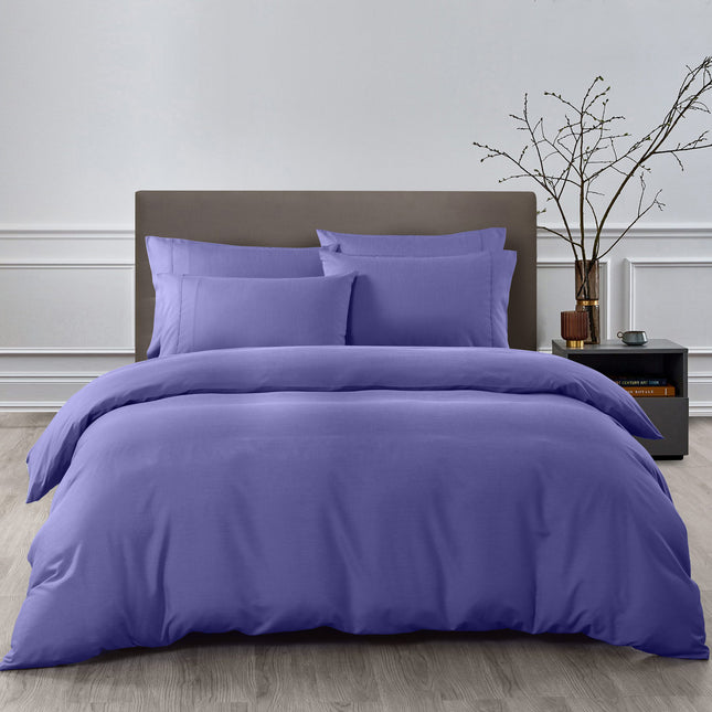 Royal Comfort 2000TC Quilt Cover Set Bamboo Cooling Hypoallergenic Breathable - King - Royal Blue.