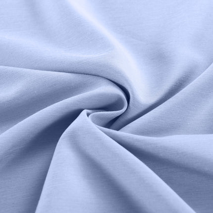 Royal Comfort 2000TC 6 Piece Bamboo Sheet & Quilt Cover Set Cooling Breathable - King - Light Blue.