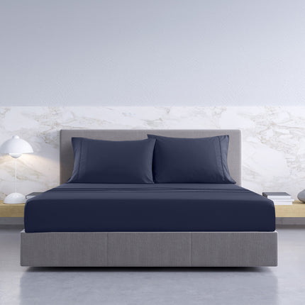 Royal Comfort 1000TC Hotel Grade Bamboo Cotton Sheets Pillowcases Set Ultrasoft - King - White.