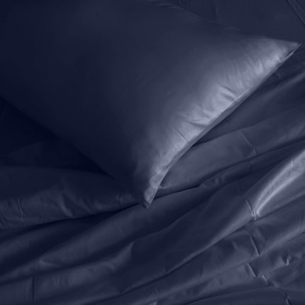 Royal Comfort 1000TC Hotel Grade Bamboo Cotton Sheets Pillowcases Set Ultrasoft - King - White.