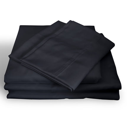Royal Comfort 1000TC Hotel Grade Bamboo Cotton Sheets Pillowcases Set Ultrasoft - King - White.