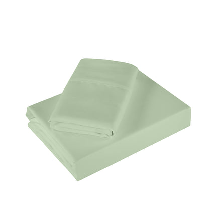 Royal Comfort 1200 Thread Count Sheet Set 4 Piece Ultra Soft Satin Weave Finish - Queen - Sage Green.