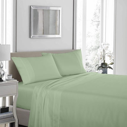 Royal Comfort 1000TC Hotel Grade Bamboo Cotton Sheets Pillowcases Set Ultrasoft - King - White