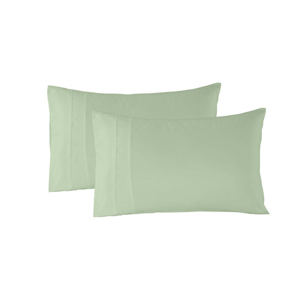 Royal Comfort 1000TC Hotel Grade Bamboo Cotton Sheets Pillowcases Set Ultrasoft - King - White