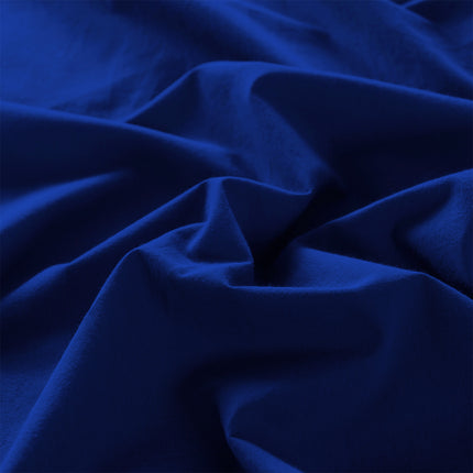 Royal Comfort Vintage Washed 100% Cotton Sheet Set Fitted Flat Sheet Pillowcases - Queen - White.