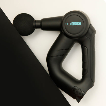 FitSmart Pro Vibration Therapy Massage Device Black And White.