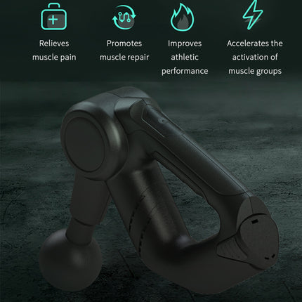 FitSmart Pro Vibration Therapy Massage Device Black And White.