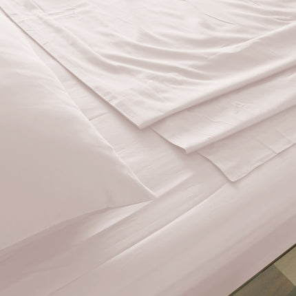Royal Comfort 1000 Thread Count Bamboo Cotton Sheet and Quilt Cover Complete Set - King - Blush.