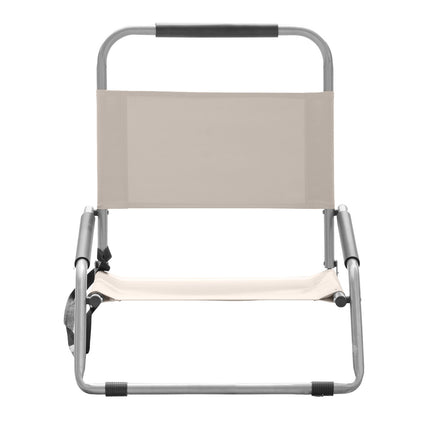 Havana Outdoors Beach Chair 2 Pack Folding Portable Summer Camping Outdoors - Natural.