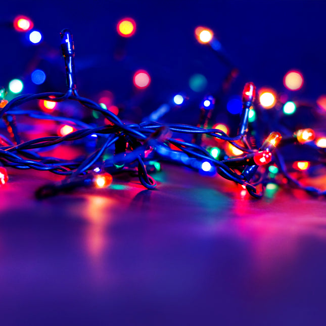 Milano Decor Outdoor LED Plug In Fairy Lights - Multicoloured - 200 Lights.