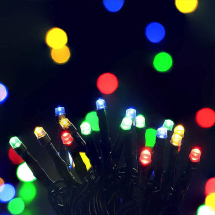 Milano Decor Outdoor LED Plug In Fairy Lights - Multicoloured - 200 Lights.