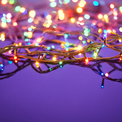 Milano Decor Outdoor LED Plug In Fairy Lights - Multicoloured - 200 Lights.