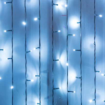 Milano Decor Outdoor LED Plug In Fairy Lights - White - 200 Lights.