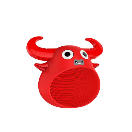 Fitsmart Bluetooth Animal Face Speaker Portable Wireless Stereo Sound - Khaki.