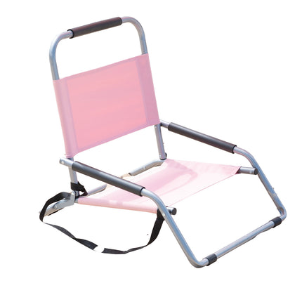 Havana Outdoors Beach Chair 2 Pack Folding Portable Summer Camping Outdoors - Dusty Rose.