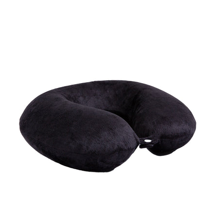 Milano Decor Memory Foam Travel Neck Pillow With Clip Cushion Support Soft Blue.